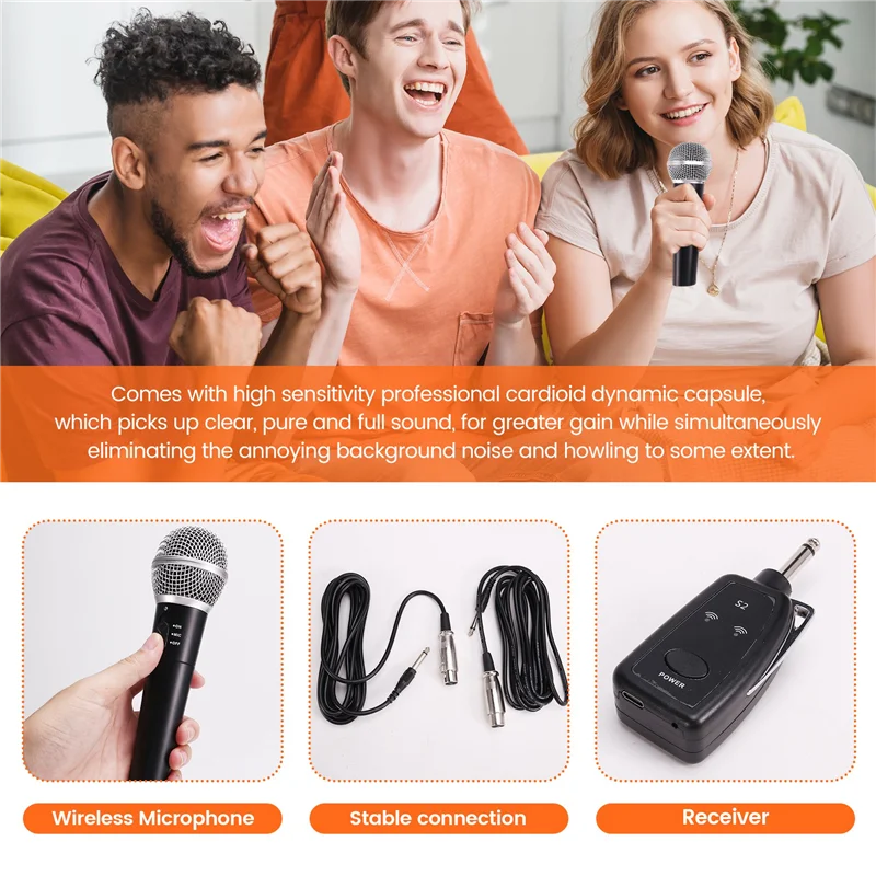 【Top Picks】Microphone Dynamic Handheld Microphones Karaoke Mic With Receiver For Wedding Club
【Top Picks】Microphone Dynamic Handheld Microphones Karaoke Mic With Receiver For Wedding Club