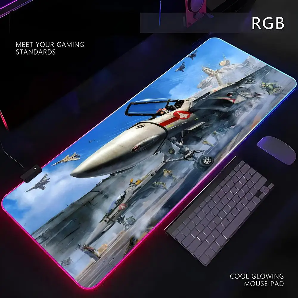R-Robotech Robert Macross Mouse Pad RGB Gamer LED Light Mouse Mat Peripherals Mousepad Computer Desk Mat XL Mice Keyboard Carpet
R-Robotech Robert Macross Mouse Pad RGB Gamer LED Light Mouse Mat Peripherals Mousepad Computer Desk Mat XL Mice Keyboard Carpet