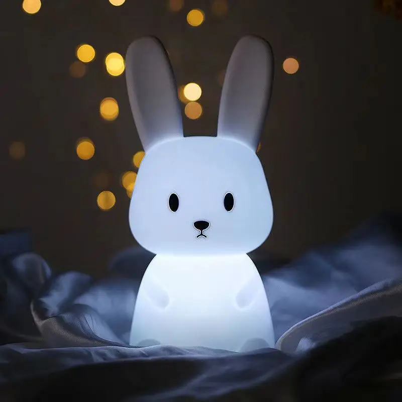 7 Color Rabbit Bedroom Bedside LED Night Light Bedroom Desk Lamp Bedroom Baby Kids Girls Cute Bunny Amimal Lamp
7 Color Rabbit Bedroom Bedside LED Night Light Bedroom Desk Lamp Bedroom Baby Kids Girls Cute Bunny Amimal Lamp