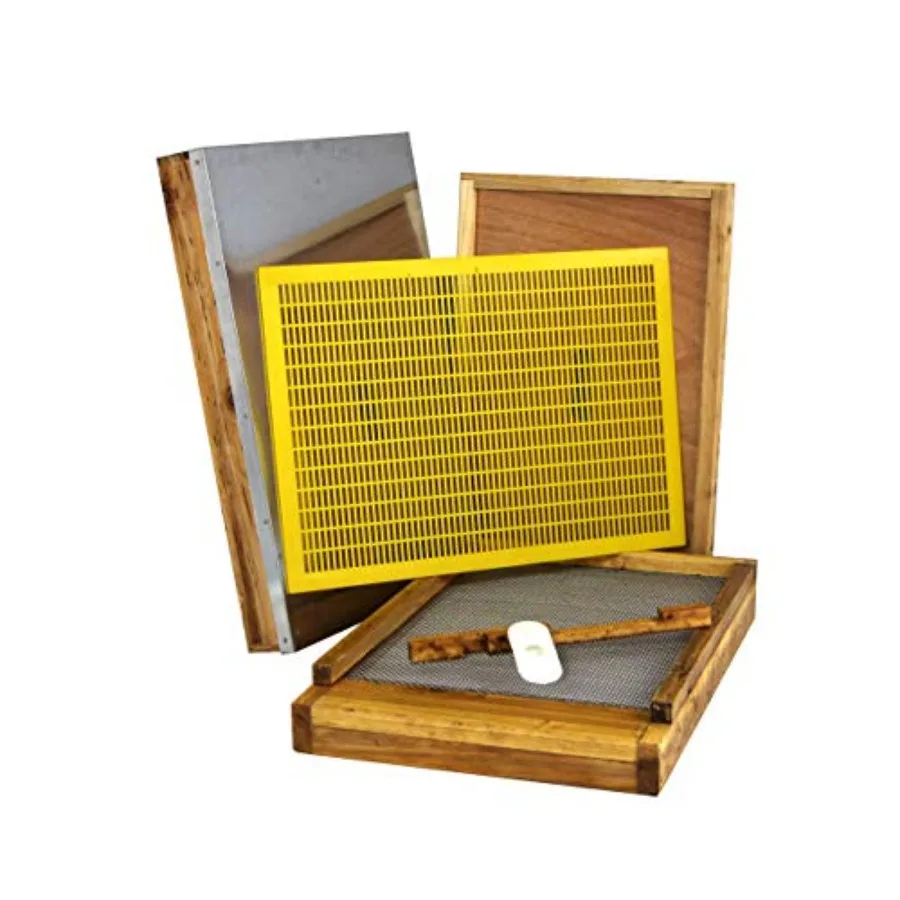 Beekeeping: Langstroth beehive parts kit with beeswax-dipped wood natural color includes telescoping top cover oval bee escape
Beekeeping: Langstroth beehive parts kit with beeswax-dipped wood natural color includes telescoping top cover oval bee escape