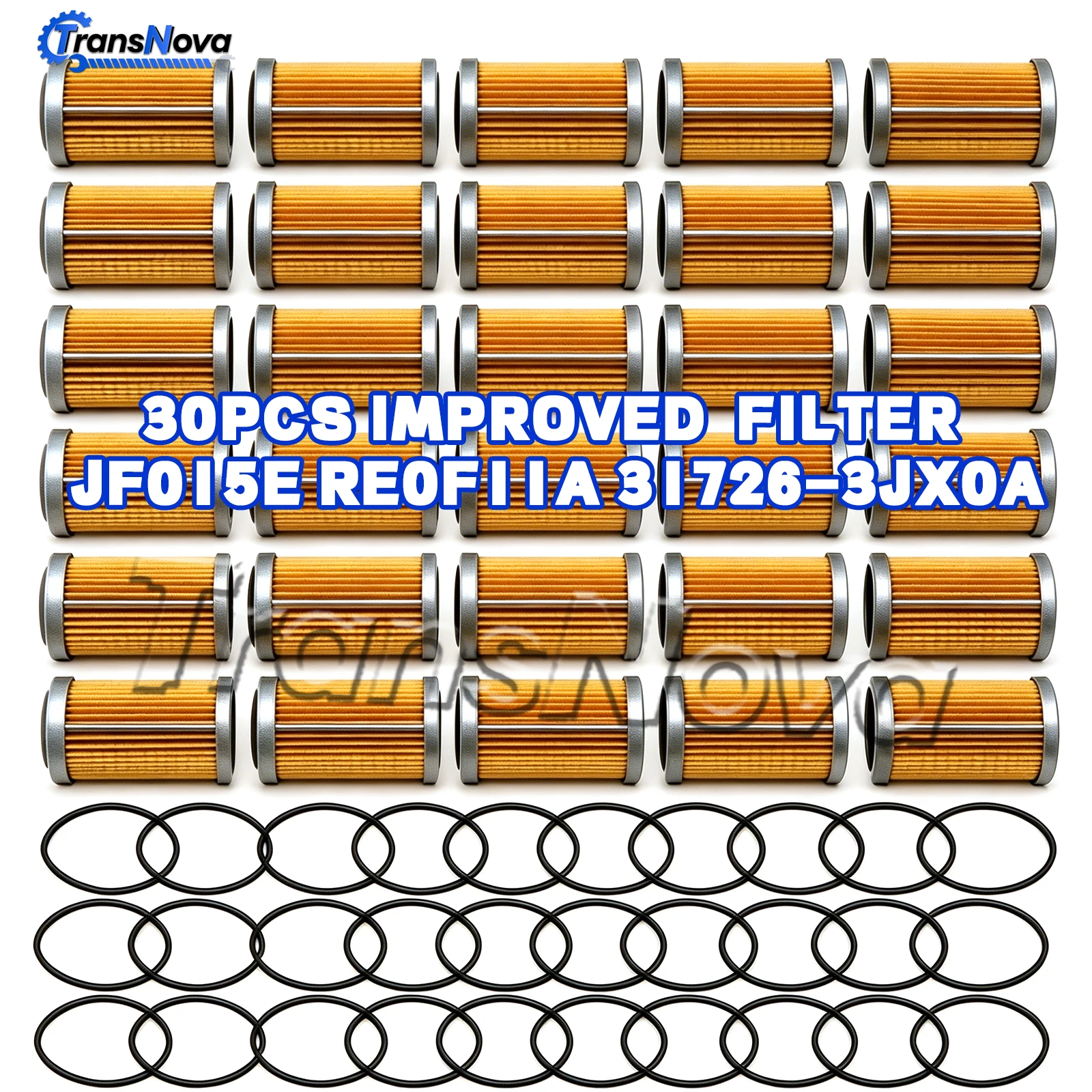 TransNova 30PCS JF015E Automatic Transmission Oil Fluid Filter 31726-3JX0A RE0F11A Gearbox For Nissan Altima Sentra Infiniti
TransNova 30PCS JF015E Automatic Transmission Oil Fluid Filter 31726-3JX0A RE0F11A Gearbox For Nissan Altima Sentra Infiniti