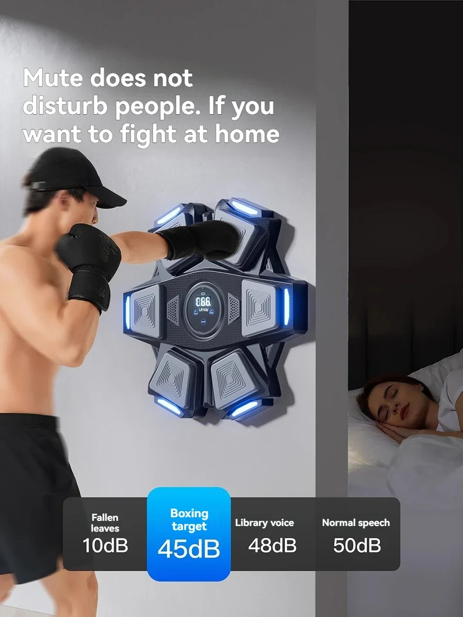 2026 Intelligent Music Boxing Trainer Training Equipment for Home Use Adult Wall Target, Indoor Electronic Target for Impact Res
2026 Intelligent Music Boxing Trainer Training Equipment for Home Use Adult Wall Target, Indoor Electronic Target for Impact Res