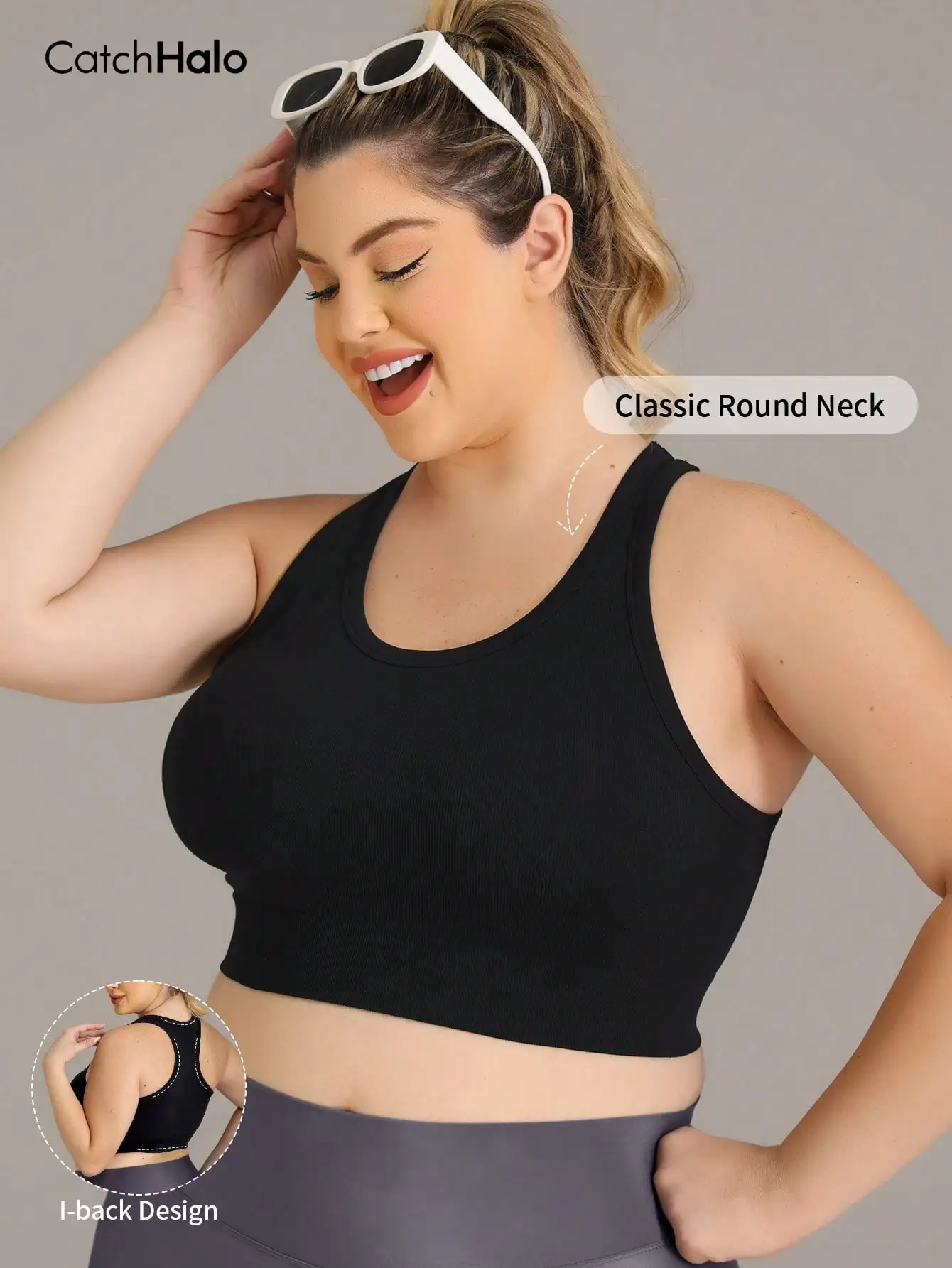 Women Plus Size Seamless Crop Top Rib-Knit Racerback Breathable Yoga Top Gym Workout Fitness Wear
Women Plus Size Seamless Crop Top Rib-Knit Racerback Breathable Yoga Top Gym Workout Fitness Wear