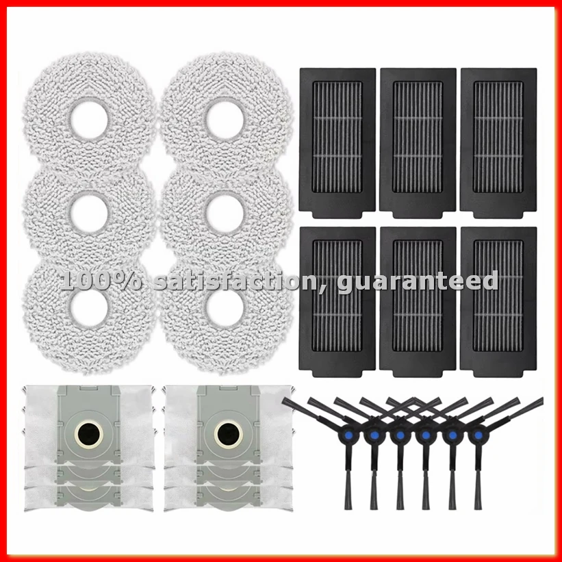 For T50 Pro Omni Replacement Accessories Side Brush Hepa Filter Mop Cloth Dust Bag-A09G
For T50 Pro Omni Replacement Accessories Side Brush Hepa Filter Mop Cloth Dust Bag-A09G