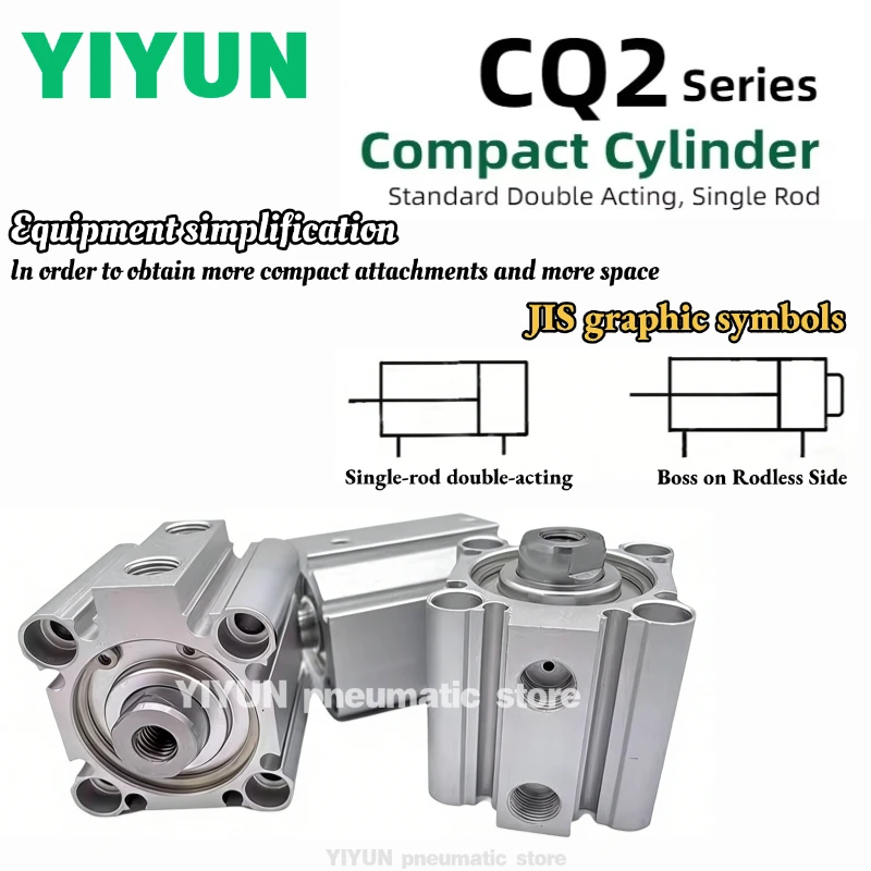 1PC Thin cylinder CDQ2B CDQ2A40 50 63-5DMZ-10DMZ-15DMZ-20DMZ-25DMZ-30DMZ-35DMZ-40-45-50-75-100DMZ CQ2 CDQ2A CDQ2B Series YIYUN
1PC Thin cylinder CDQ2B CDQ2A40 50 63-5DMZ-10DMZ-15DMZ-20DMZ-25DMZ-30DMZ-35DMZ-40-45-50-75-100DMZ CQ2 CDQ2A CDQ2B Series YIYUN
