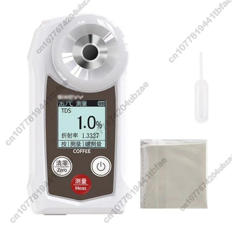 Refractometer with temperature compensation SW-22C Coffee TDS meter 0-22% concentration tester
Refractometer with temperature compensation SW-22C Coffee TDS meter 0-22% concentration tester