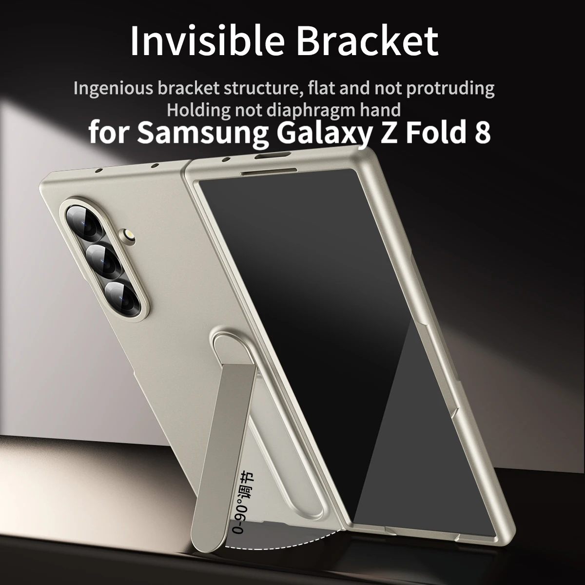 Suitable for Samsung Galaxy Z Fold 8 skin-touch phone case, front and back cover protection, Z Fold 8 with bracket shockproof pr
Suitable for Samsung Galaxy Z Fold 8 skin-touch phone case, front and back cover protection, Z Fold 8 with bracket shockproof pr