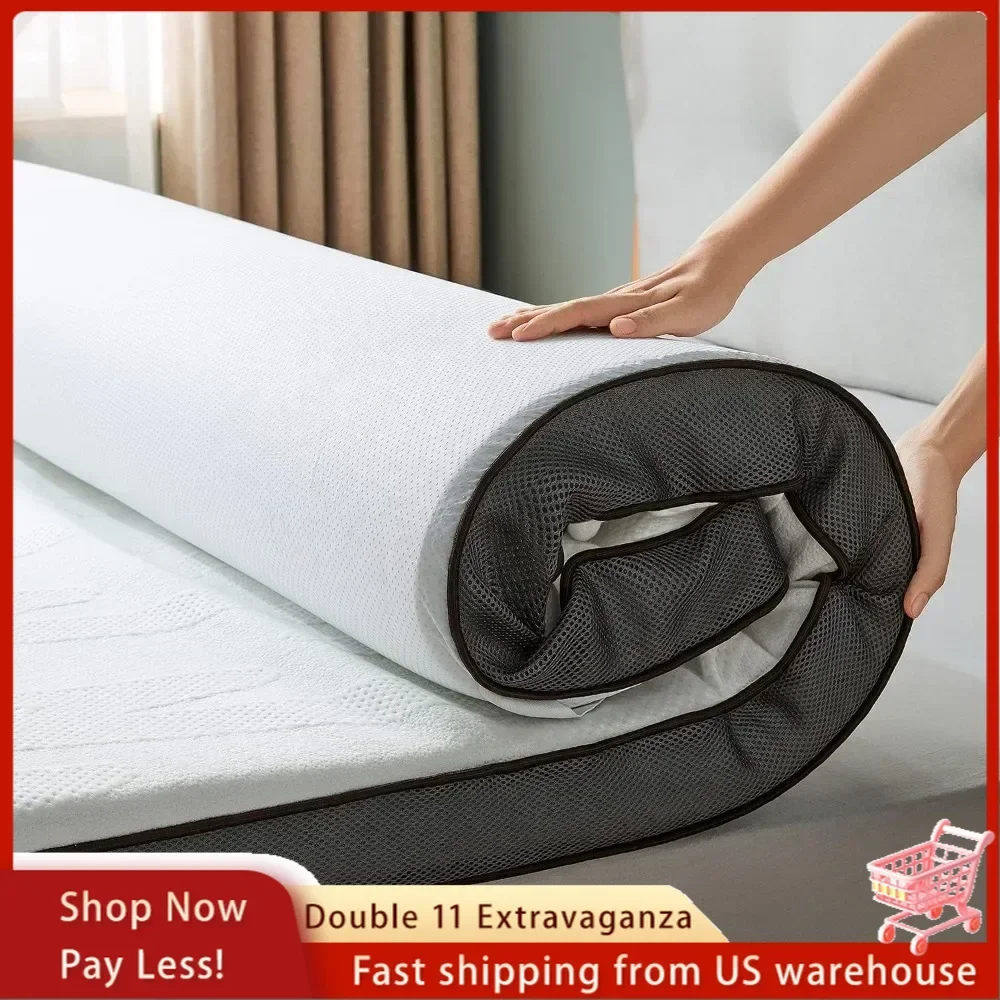 Queen Memory Foam Mattres Topper 3 Inches,Cooling Gel Mattress Topper,Foam Mattress Topper with Ventilated Design,Washable Cover
Queen Memory Foam Mattres Topper 3 Inches,Cooling Gel Mattress Topper,Foam Mattress Topper with Ventilated Design,Washable Cover
