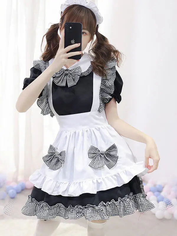Full Maid Outfit Cosplay Uniform Halloween Dress Women's Servant Costume Complete Set Traditional Chinese Ethnic Stage Costume
Full Maid Outfit Cosplay Uniform Halloween Dress Women's Servant Costume Complete Set Traditional Chinese Ethnic Stage Costume