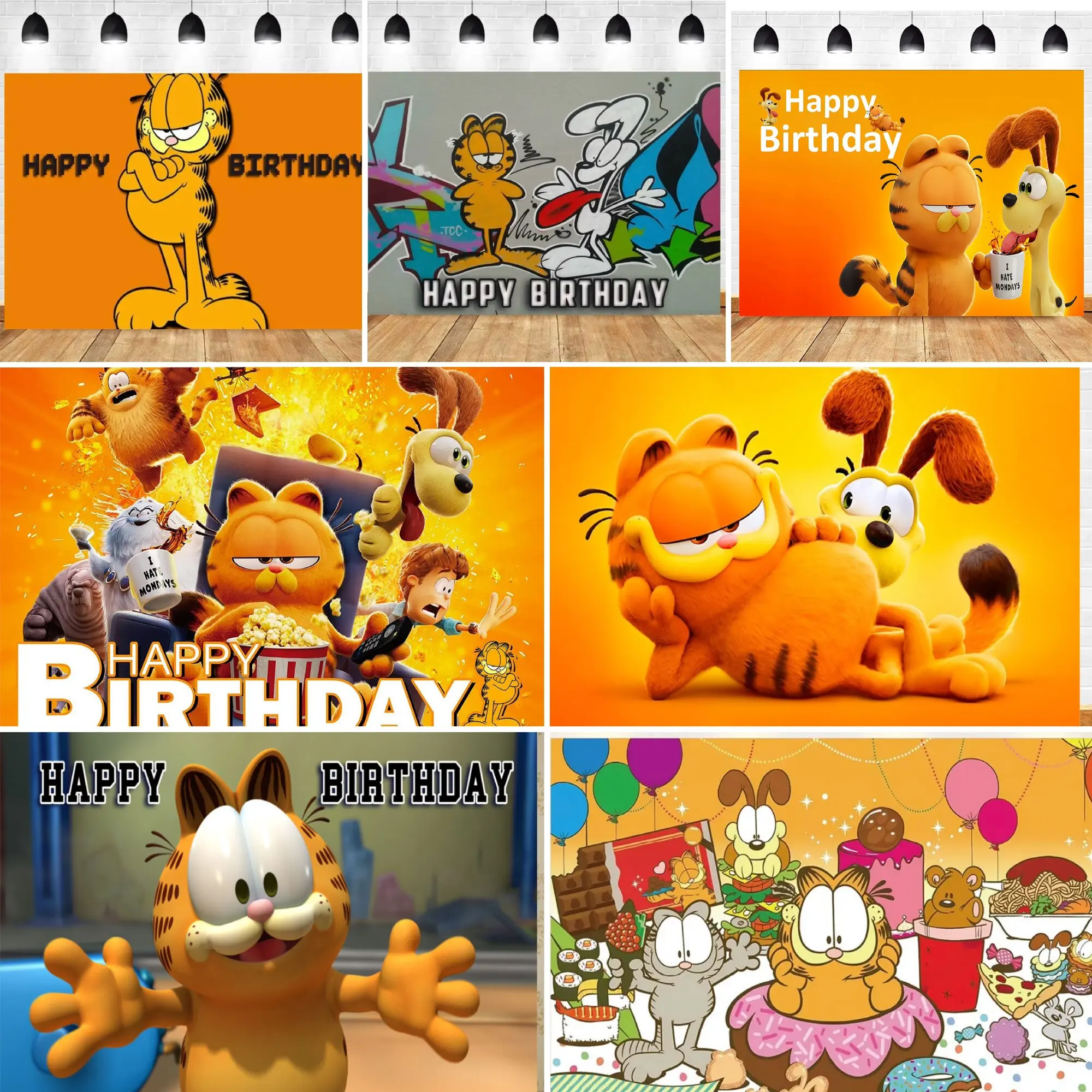 Cartoon G-Garfield Background Children's Baby Birthday Party Cute Cat Decoration Photography Background Room Decoration Poster
Cartoon G-Garfield Background Children's Baby Birthday Party Cute Cat Decoration Photography Background Room Decoration Poster