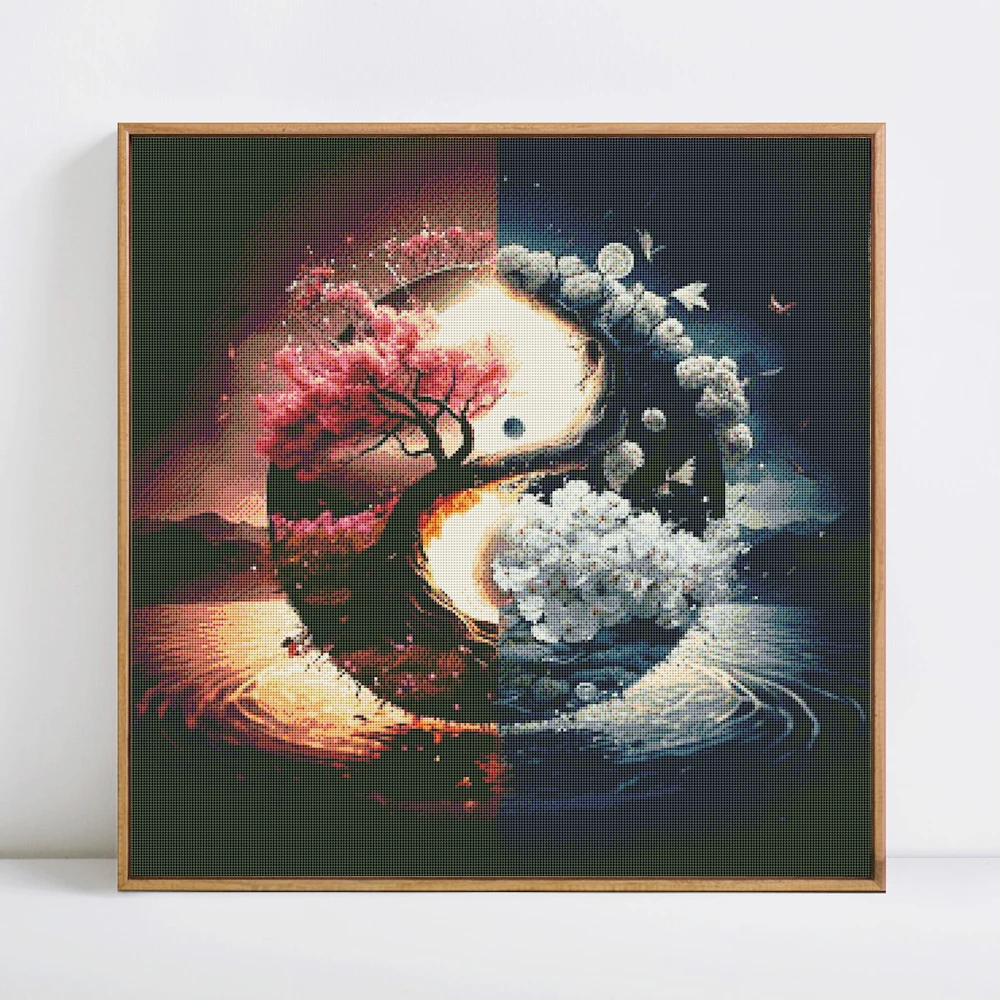 HUACAN Tree Landscape Embroidery Kits DIY Gift Home Decoration Cross Stitch Scenery Printed Canvas Cotton Thread Needlework
HUACAN Tree Landscape Embroidery Kits DIY Gift Home Decoration Cross Stitch Scenery Printed Canvas Cotton Thread Needlework