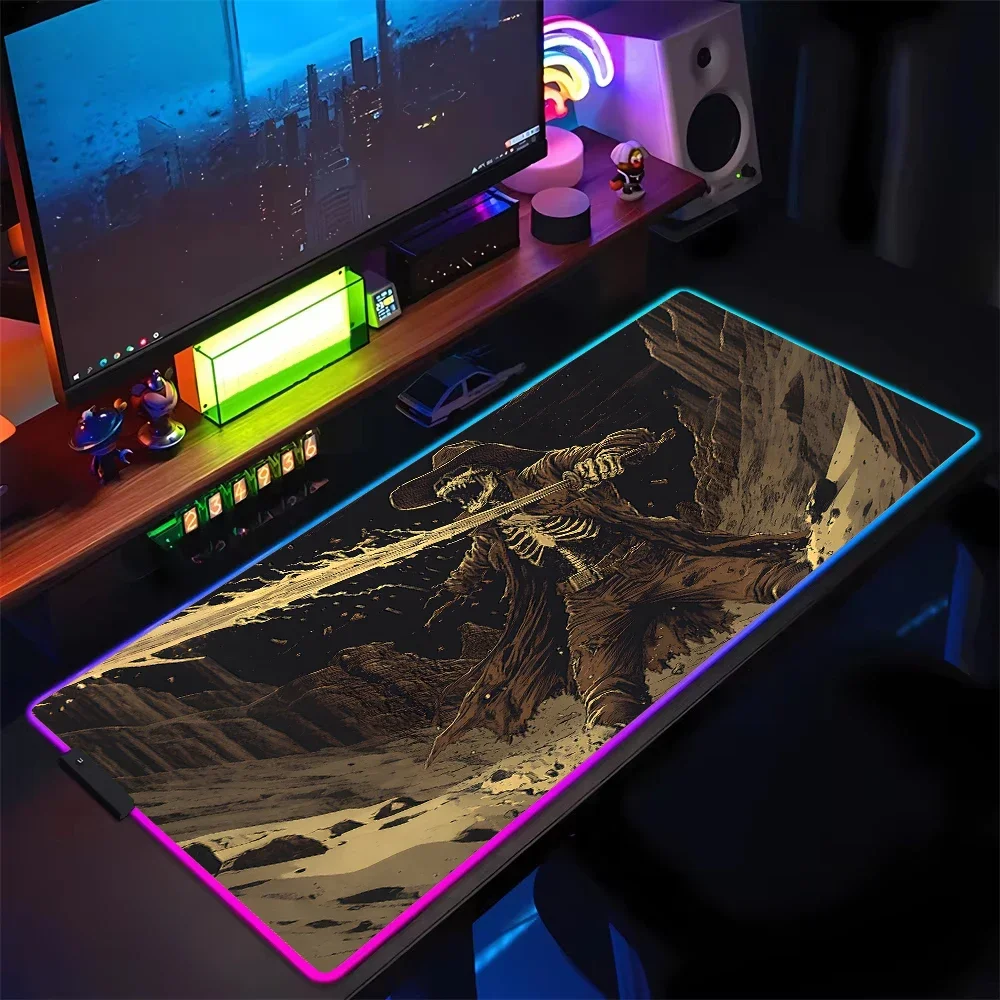 RGB Gaming mouse pad XXL 90x40cm large size rubber non-slip table mat advanced edge locking process waterproof and scratch-proof
RGB Gaming mouse pad XXL 90x40cm large size rubber non-slip table mat advanced edge locking process waterproof and scratch-proof