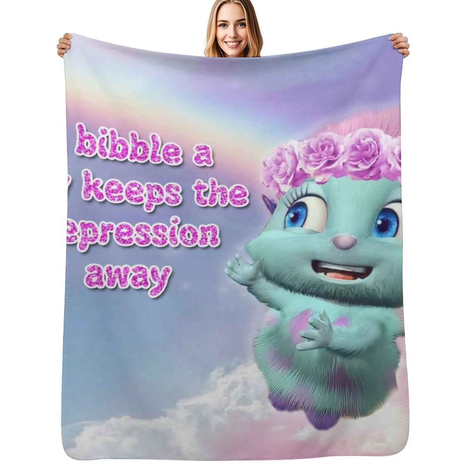 Bibble a Days Keeps the Depression Away Iemdnoa Throw Blanket Multi Purpose Soft Warm Blanket for Home Travel
Bibble a Days Keeps the Depression Away Iemdnoa Throw Blanket Multi Purpose Soft Warm Blanket for Home Travel