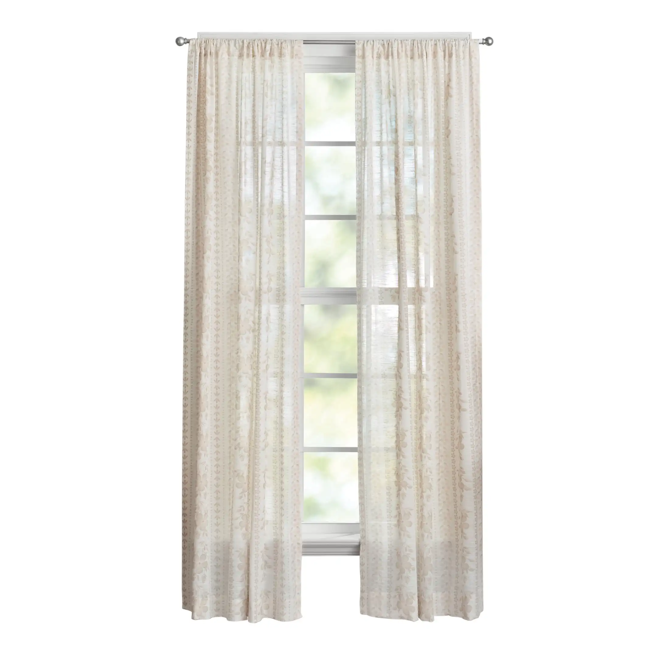 Hattie Stripe 2 Pack Curtain Panel, Bci Cotton 40 W X 84 L, Floral, Linen, Rodpocket
Hattie Stripe 2 Pack Curtain Panel, Bci Cotton 40 W X 84 L, Floral, Linen, Rodpocket