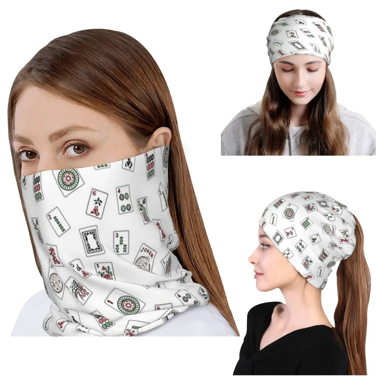 White Mahjong Bandana Neck Gaiter Mask Scarf Warm Balaclava Beanies Hat for Men Women Adult All Season
White Mahjong Bandana Neck Gaiter Mask Scarf Warm Balaclava Beanies Hat for Men Women Adult All Season