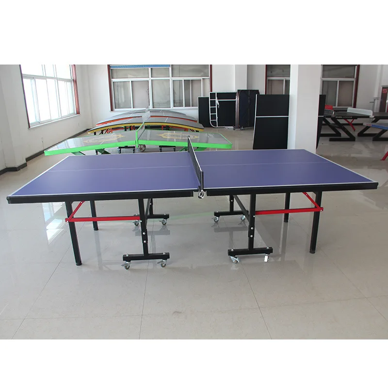 Professional 15mm Indoor Training Table Tennis Table Foldable Movable with Standard Size
Professional 15mm Indoor Training Table Tennis Table Foldable Movable with Standard Size