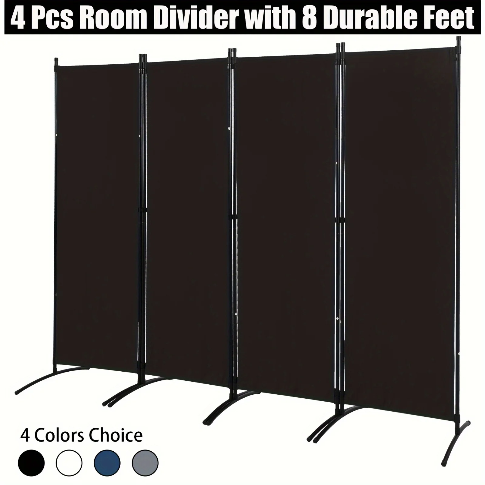 Room Divider Folding Privacy Screens 4 Panel Partitions 88" Wall Dividers Portable Separating for Home Office Bedroom Dorm Decor (Blue/Grey)
Room Divider Folding Privacy Screens 4 Panel Partitions 88" Wall Dividers Portable Separating for Home Office Bedroom Dorm Decor (Blue/Grey)
