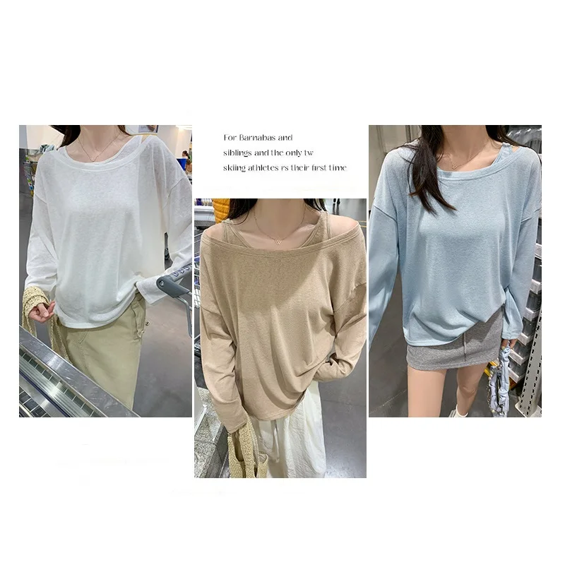 Harajuku Fashion Casual Spring And Autumn Thin Loose Long-Sleeved T-Shirt Base Shirt Design Sense Smock Two-Piece Vest Tops Tide
Harajuku Fashion Casual Spring And Autumn Thin Loose Long-Sleeved T-Shirt Base Shirt Design Sense Smock Two-Piece Vest Tops Tide