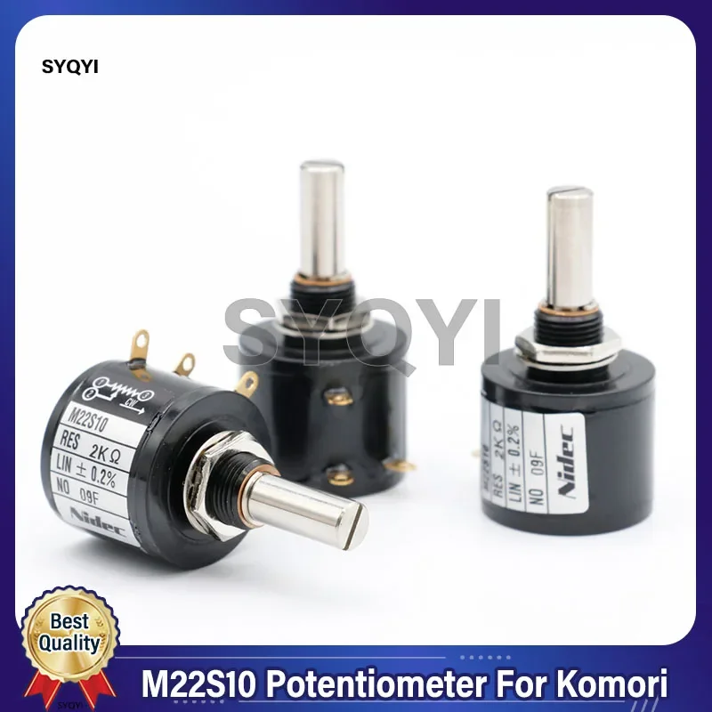 Высокое качество M22S10 1K 2K 5K 10K 20K 200K потенциометр для деталей печатной машины Komori 
Высокое качество M22S10 1K 2K 5K 10K 20K 200K потенциометр для деталей печатной машины Komori