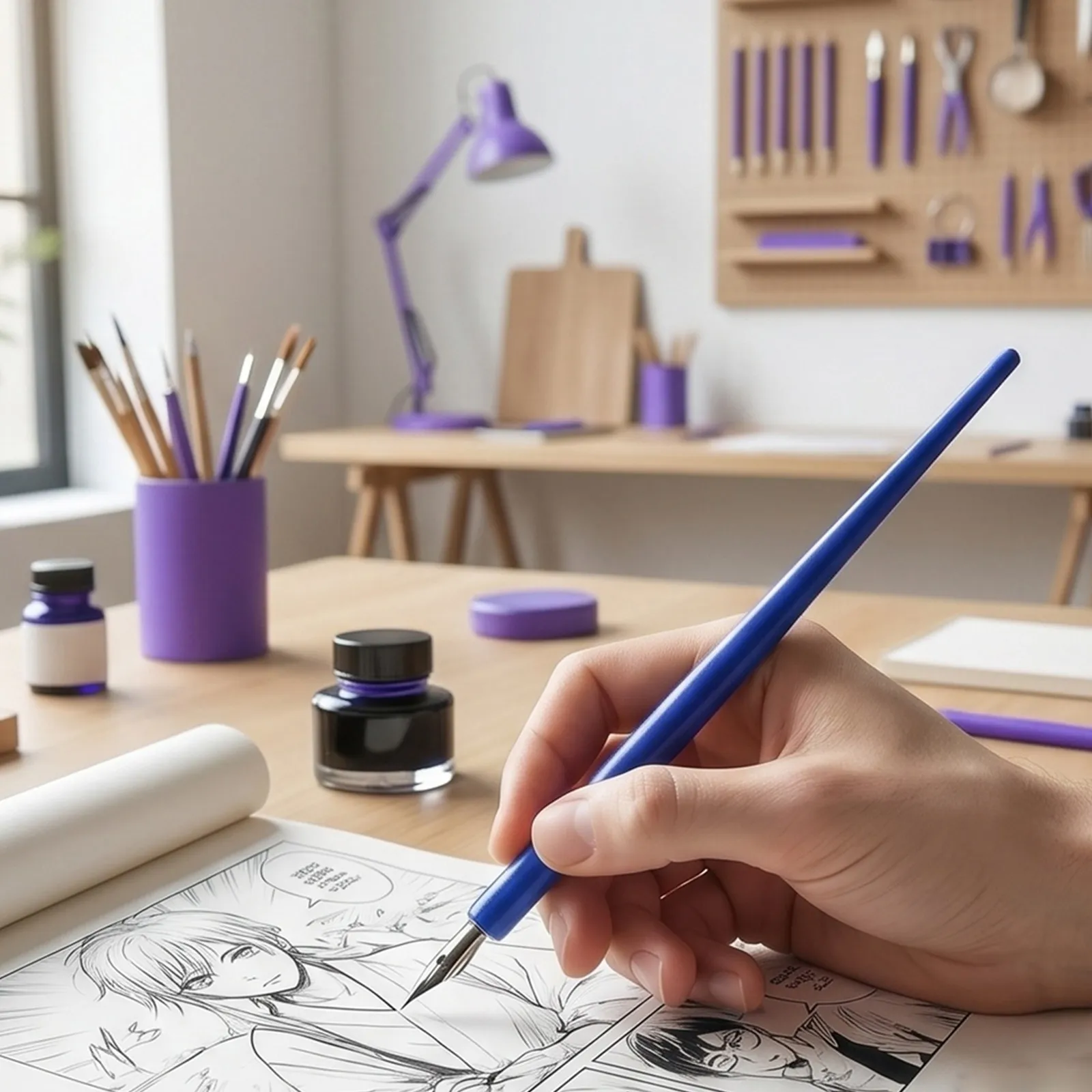 6Pcs Wooden Calligraphy Dip Pen Holder Assorted Color Straight Handle for Painting Cartoon Comic Drawing Writing Supplies
6Pcs Wooden Calligraphy Dip Pen Holder Assorted Color Straight Handle for Painting Cartoon Comic Drawing Writing Supplies