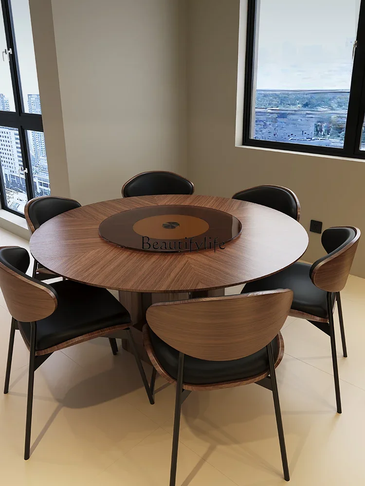 GG8Solid Wood Dining Table Modern Minimalist Silent Style Minimalist round Dining Table
GG8Solid Wood Dining Table Modern Minimalist Silent Style Minimalist round Dining Table