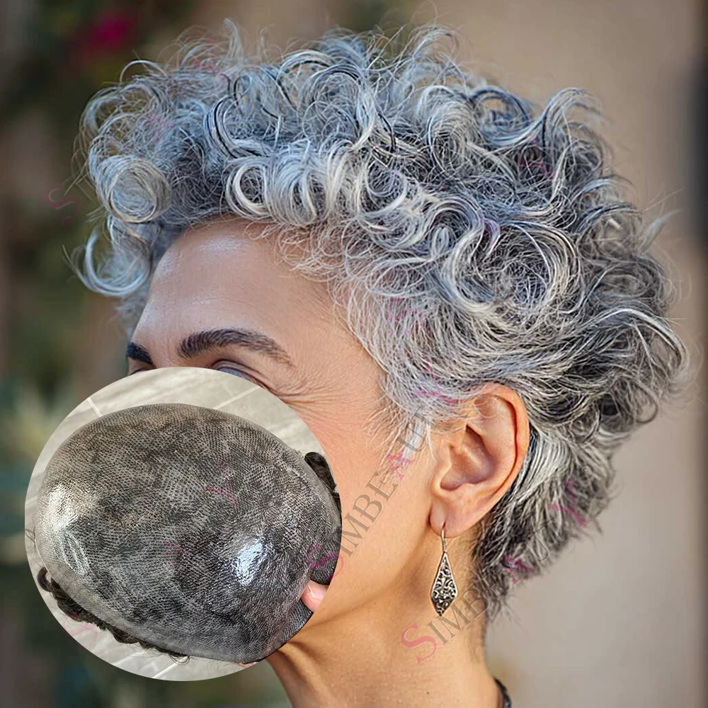 Durable Male Toupee 20mm Curly Grey Human Hair Micro Skin PU Base Man Wigs #4 BrownMen Hair Prothesis Capillary System Pieces
Durable Male Toupee 20mm Curly Grey Human Hair Micro Skin PU Base Man Wigs #4 BrownMen Hair Prothesis Capillary System Pieces
