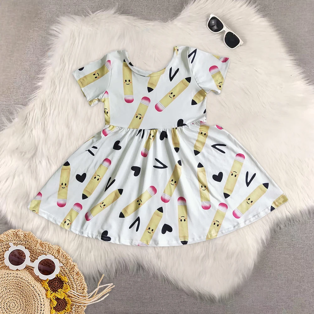 Baby Girls Back to School Pencil Dresses Cute Toddler Kids Fashion School Uniform Dress for Girls
Baby Girls Back to School Pencil Dresses Cute Toddler Kids Fashion School Uniform Dress for Girls
