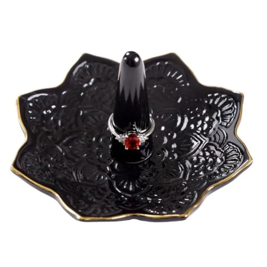 Ceramic Mandala Ring Holder, Decorative Jewelry Dish, Trinket Tray Room Decor, Engagement Wedding Birthday Gifts for Women
Ceramic Mandala Ring Holder, Decorative Jewelry Dish, Trinket Tray Room Decor, Engagement Wedding Birthday Gifts for Women