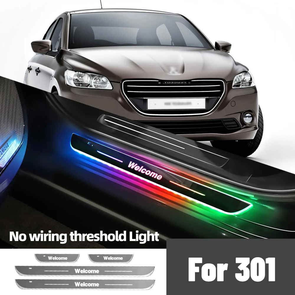 For Peugeot 301 2012-2022 2017 2018 2019 2021 Car Door Sill Light Customized Logo LED Welcome Threshold Pedal Lamp Accessories
For Peugeot 301 2012-2022 2017 2018 2019 2021 Car Door Sill Light Customized Logo LED Welcome Threshold Pedal Lamp Accessories