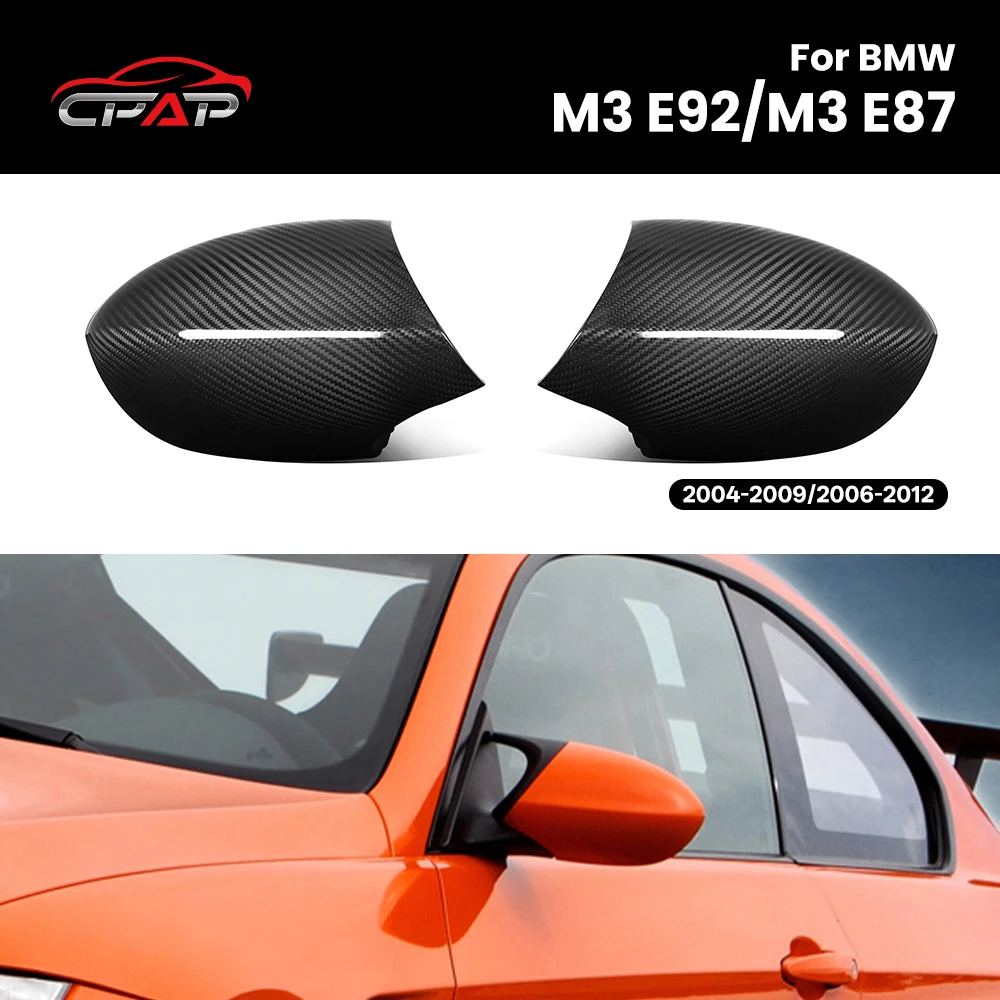 For BMW M3 E92 2006-2013 E87 1M 2004-2009 OEM Style Real Dry Carbon Fiber Rearview Mirror Cover Caps Car Exterior Accessories
For BMW M3 E92 2006-2013 E87 1M 2004-2009 OEM Style Real Dry Carbon Fiber Rearview Mirror Cover Caps Car Exterior Accessories