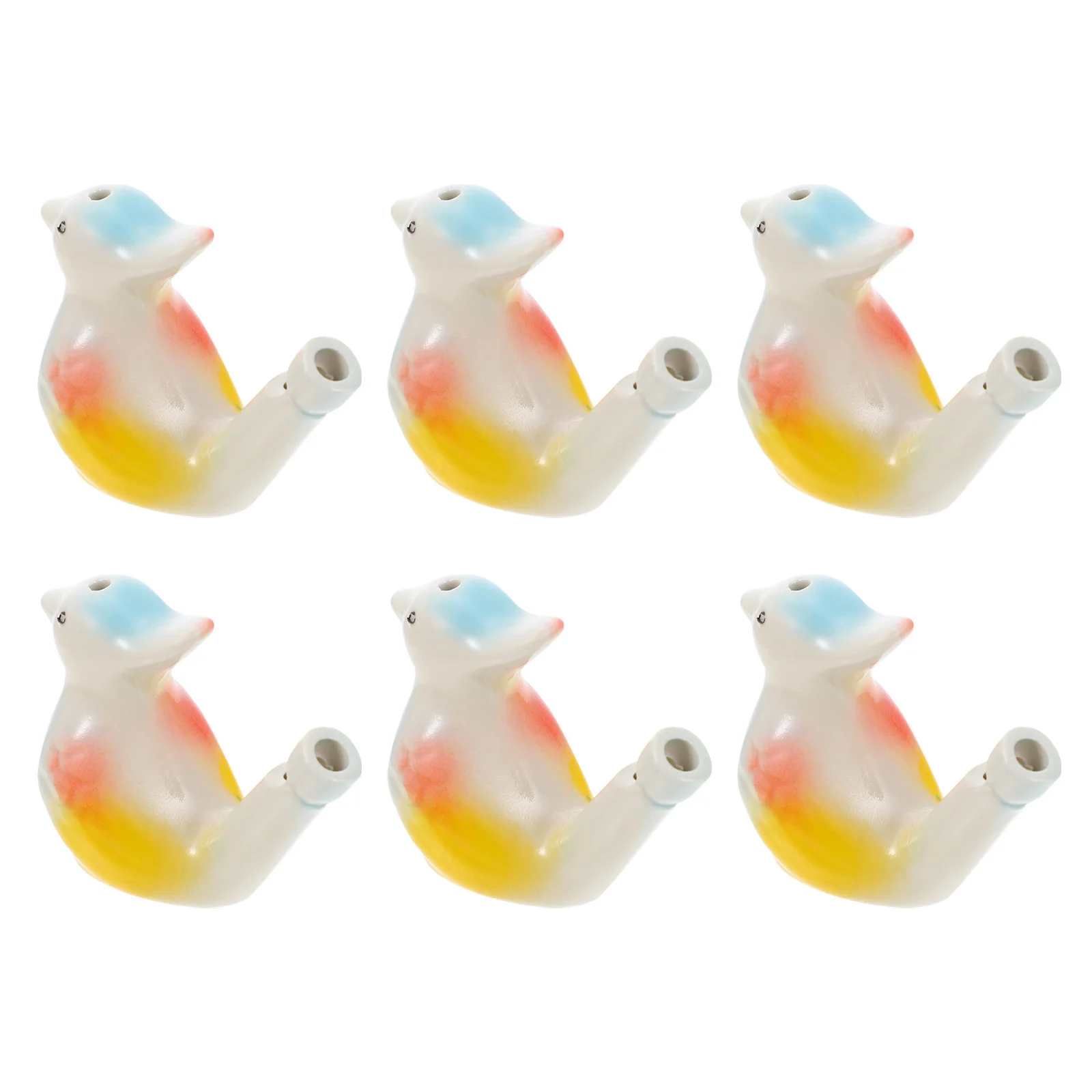 6Pcs Creative Ceramic Bird Shaped Whistles Colored Water Whistles Party Favors Kindergarten Plaything Whistle
6Pcs Creative Ceramic Bird Shaped Whistles Colored Water Whistles Party Favors Kindergarten Plaything Whistle