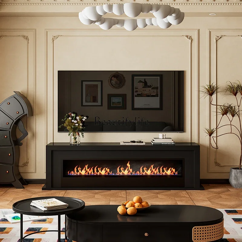FG52Medieval TV cabinet French atomization fireplace simulation fire American simple decoration
FG52Medieval TV cabinet French atomization fireplace simulation fire American simple decoration