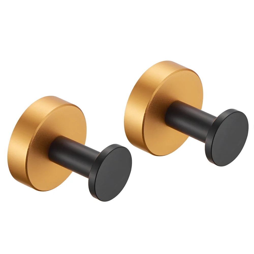 Round Base Wall Hanging Coat Hook with Screws- Black Gold Towel Hook, 4 Pack, for Entry Shoe Cabinet, Wardrobe Bathroom Bedroom
Round Base Wall Hanging Coat Hook with Screws- Black Gold Towel Hook, 4 Pack, for Entry Shoe Cabinet, Wardrobe Bathroom Bedroom