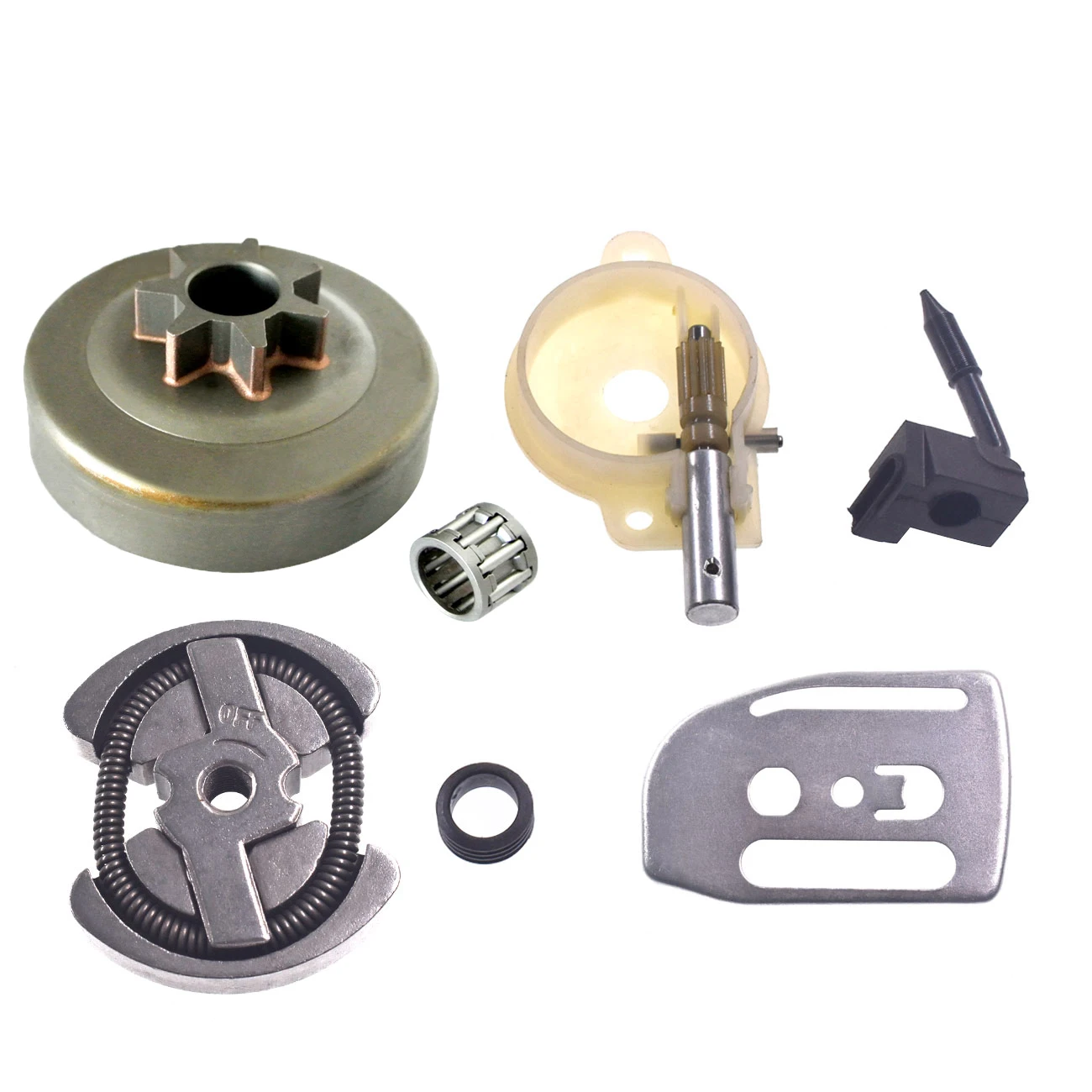 New Oil Pump Oiler Gear Clutch Drum Kit For HUSQVARNA 142 141 137 136 41 Chainsaws
New Oil Pump Oiler Gear Clutch Drum Kit For HUSQVARNA 142 141 137 136 41 Chainsaws