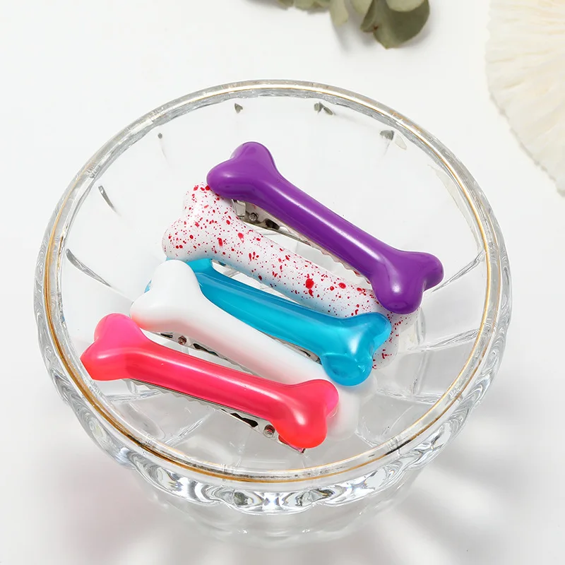 1pc Dog Bone Hair Clip Instagram Punk Bloody Lolita Bangs Resin Hair Clip Hair Accessory
1pc Dog Bone Hair Clip Instagram Punk Bloody Lolita Bangs Resin Hair Clip Hair Accessory