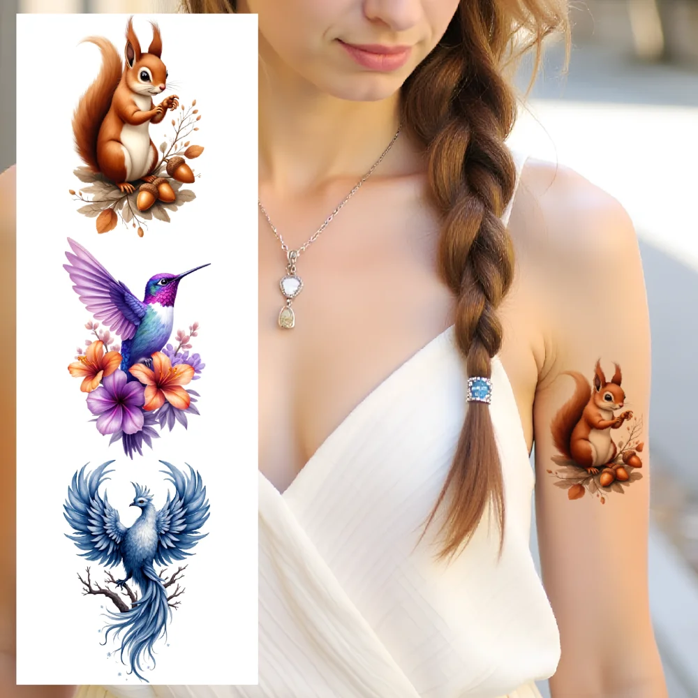 28pcs Temporary Tattoo Waterproof Long-lasting Body Stickers Peacock Green Frog Blue Bird For Arms Male Adult
28pcs Temporary Tattoo Waterproof Long-lasting Body Stickers Peacock Green Frog Blue Bird For Arms Male Adult