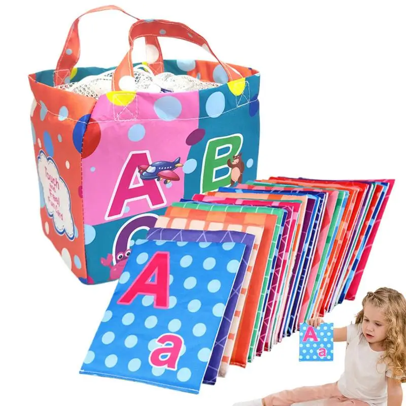 Soft Alphabet Flash Cards Early Educational Cloth Letter Cards Letter Learning Flash Cards With Storage Bag For Girls Boys Famil
Soft Alphabet Flash Cards Early Educational Cloth Letter Cards Letter Learning Flash Cards With Storage Bag For Girls Boys Famil