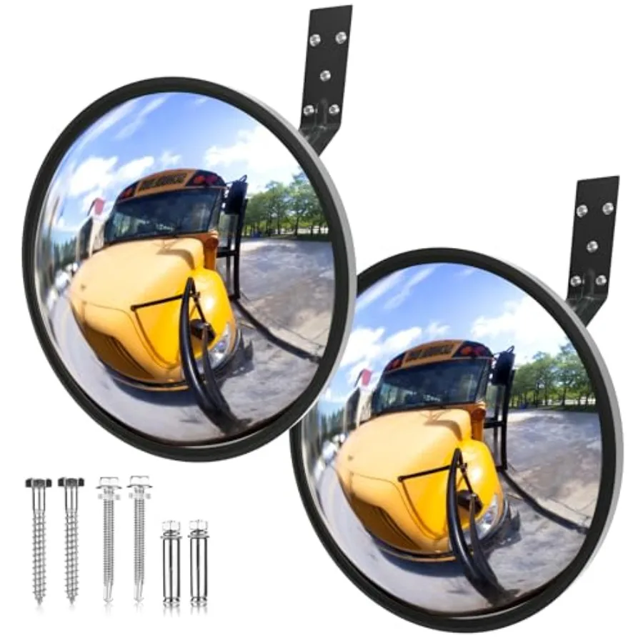 Pcs " Acrylic Convex Mirror 60° Wide-Angle Traffic Blind Spot Mirrors Adjustable Corner Mirror in Garage Driveways Stores Wareh
Pcs " Acrylic Convex Mirror 60° Wide-Angle Traffic Blind Spot Mirrors Adjustable Corner Mirror in Garage Driveways Stores Wareh