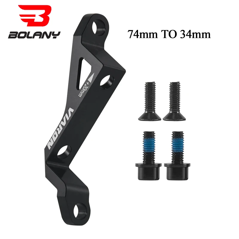 MTB Bike Disc Brake Adapter 20mm 140-160 Post Mount To Flat Mount Brake Adapter 74mm to 34mm Post to Flat Mount Brake Adapter
MTB Bike Disc Brake Adapter 20mm 140-160 Post Mount To Flat Mount Brake Adapter 74mm to 34mm Post to Flat Mount Brake Adapter