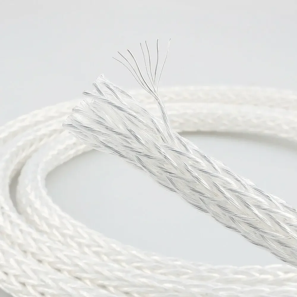 1 meter Braid 12AG High Purity Silver Plated OCC Speaker Cable 24 Strands Bulk wire
1 meter Braid 12AG High Purity Silver Plated OCC Speaker Cable 24 Strands Bulk wire