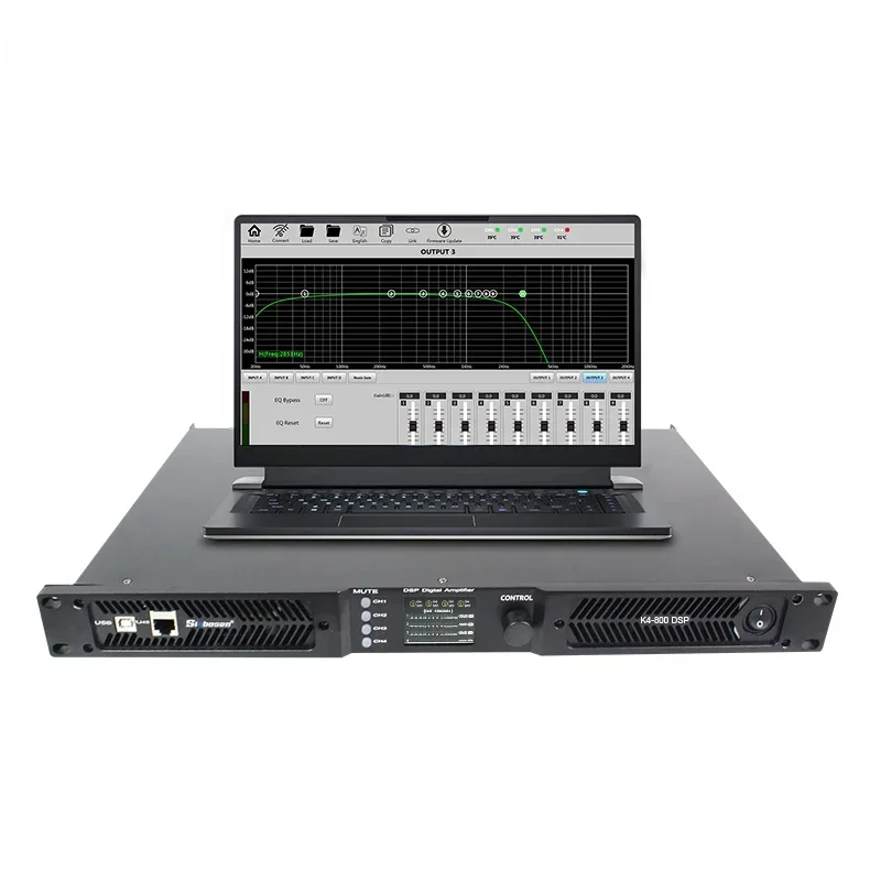 Hot Salesdigital Amplifier K4-800 DSP 1u 4 Channel X 800W Stereo Professional Amplifier Home Outdoor Audio For Sale
Hot Salesdigital Amplifier K4-800 DSP 1u 4 Channel X 800W Stereo Professional Amplifier Home Outdoor Audio For Sale