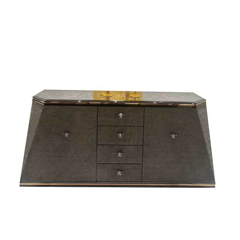 Light luxury storage sideboard, Hong Kong-style designer large apartment model room, partition entryway
Light luxury storage sideboard, Hong Kong-style designer large apartment model room, partition entryway