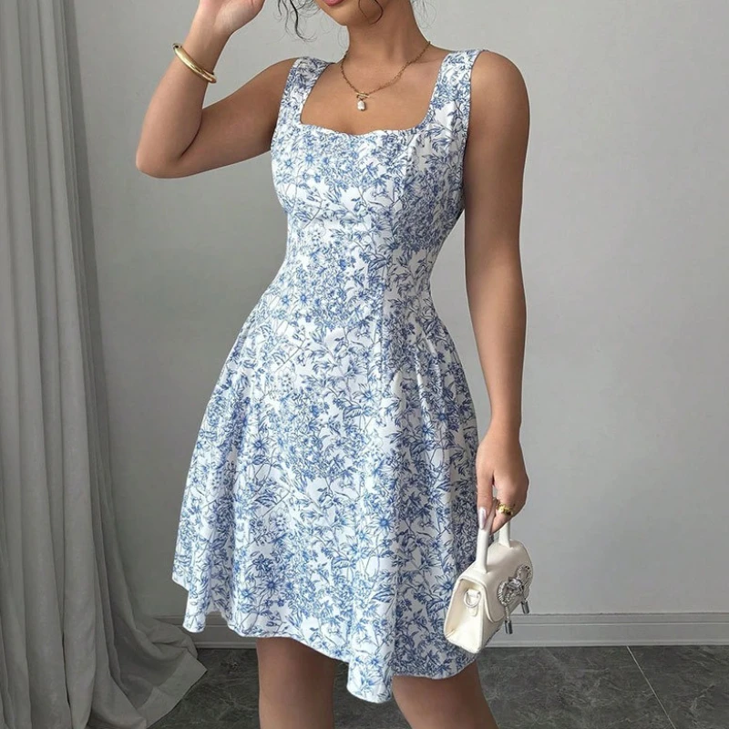 Women's Clothing 2025 Summer New Style Elegant Floral Dress Backless Design Sense Short Skirt
Women's Clothing 2025 Summer New Style Elegant Floral Dress Backless Design Sense Short Skirt