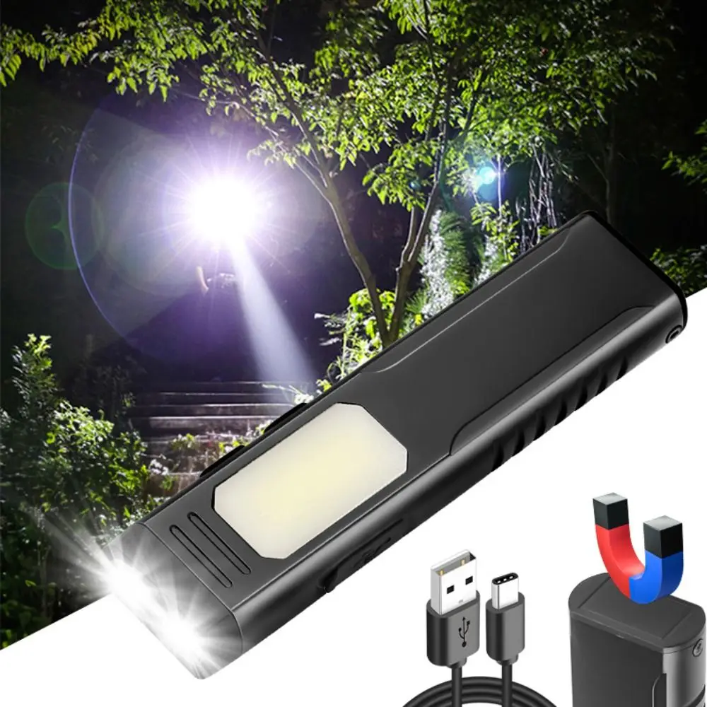 Dual XTE Lights USB Rechargeable Flashlight Magnetic Attachment Audible Buzzer COB LED Floodlight Flash Light Rechargeable
Dual XTE Lights USB Rechargeable Flashlight Magnetic Attachment Audible Buzzer COB LED Floodlight Flash Light Rechargeable