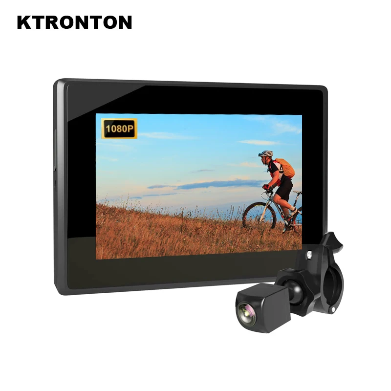 Handlebar Bike Mirror, AHD1080P Bicycle Rear View Camera 150° Wide Angle with 4.3'' Screen Night Vision DVR Recording Monitor
Handlebar Bike Mirror, AHD1080P Bicycle Rear View Camera 150° Wide Angle with 4.3'' Screen Night Vision DVR Recording Monitor
