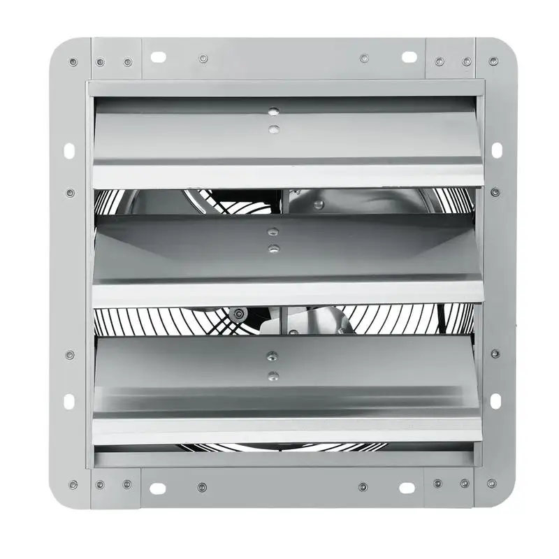 12'' Shutter Exhaust Fan, High-speed 1000 CFM, Aluminum Wall Mount Attic Fan with AC-motor, Ventilation and Cooling for Greenhouses, Garages, Sheds, Shops, FCC
12'' Shutter Exhaust Fan, High-speed 1000 CFM, Aluminum Wall Mount Attic Fan with AC-motor, Ventilation and Cooling for Greenhouses, Garages, Sheds, Shops, FCC