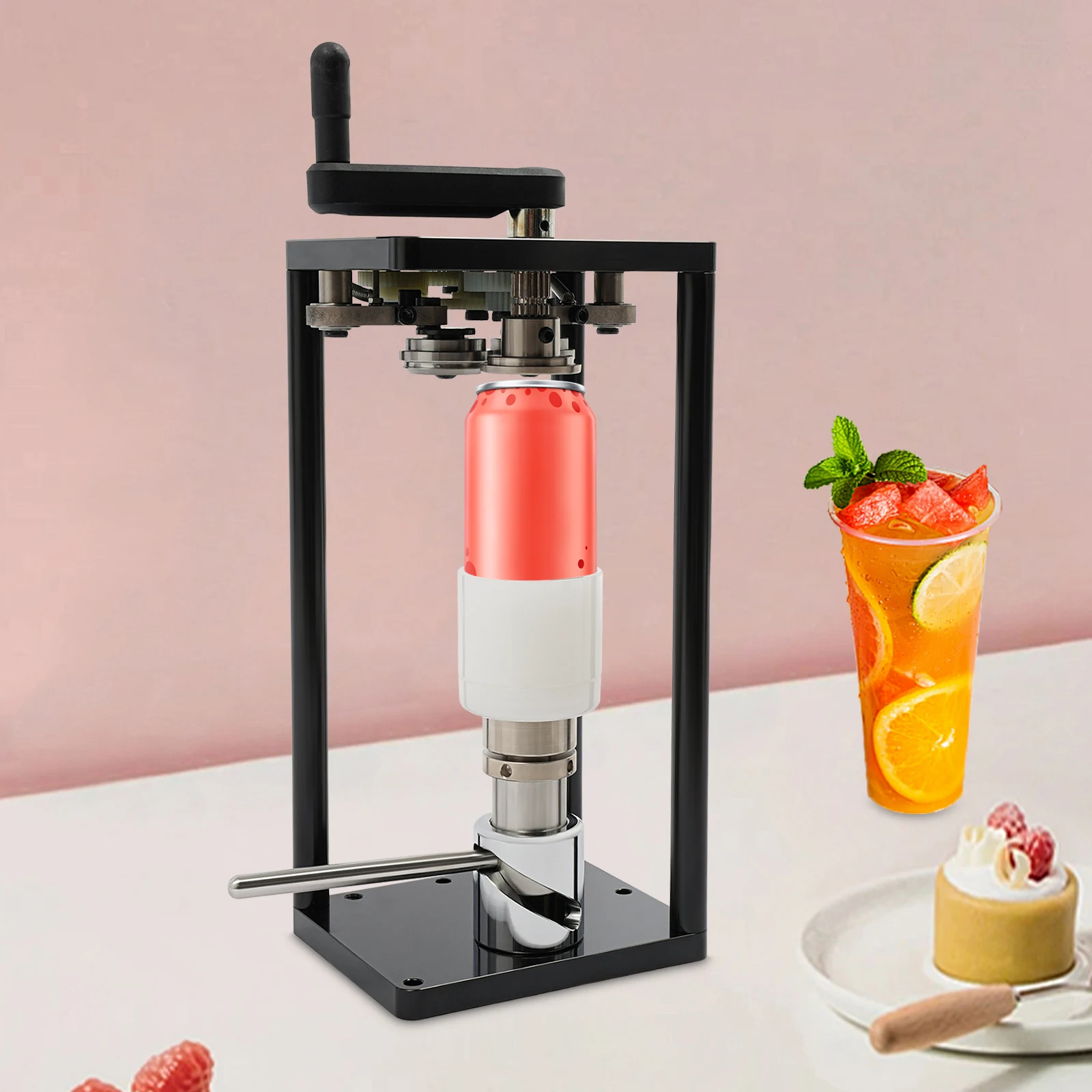 10Pcs/min Manual Can Sealing Machine Fits Sealing 55mm-Diameter Aluminum and PET Cans with Different Heights (4.53in/6.61in)
10Pcs/min Manual Can Sealing Machine Fits Sealing 55mm-Diameter Aluminum and PET Cans with Different Heights (4.53in/6.61in)