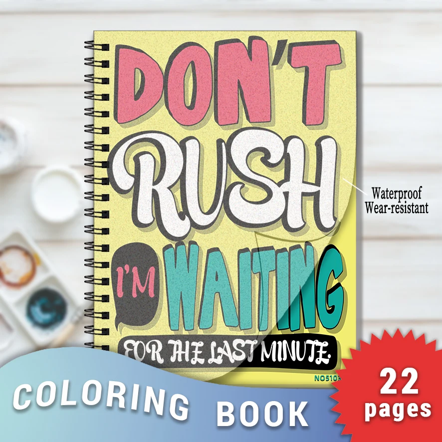 Adult Quotes Coloring Book - 8.3x 11.2 Inch 22 Page Coloring Book - Helps Reduce Stress and Ease Emotions
Adult Quotes Coloring Book - 8.3x 11.2 Inch 22 Page Coloring Book - Helps Reduce Stress and Ease Emotions