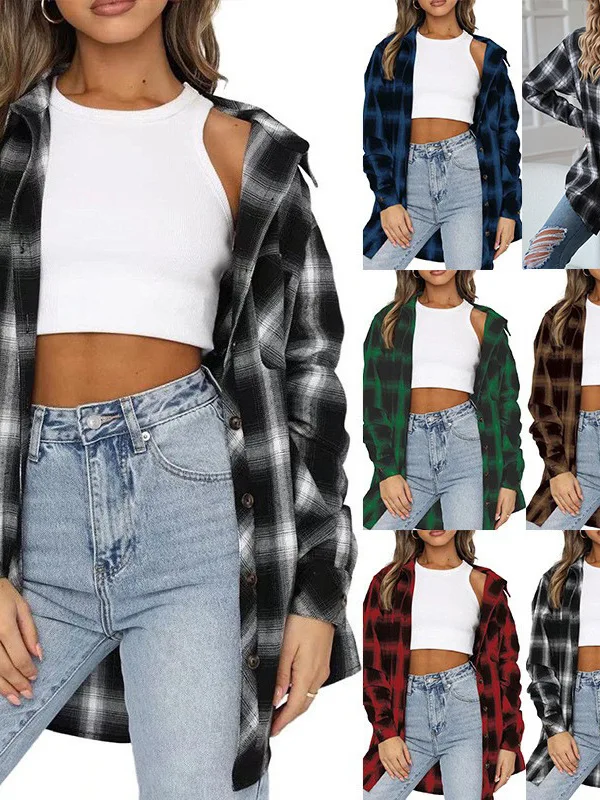 Casual Loose Plaid irt Boyfriend Sle Streetwear Sport Leisure Cheered Long Sve Regular Length Flip Collar Men's irt
Casual Loose Plaid irt Boyfriend Sle Streetwear Sport Leisure Cheered Long Sve Regular Length Flip Collar Men's irt