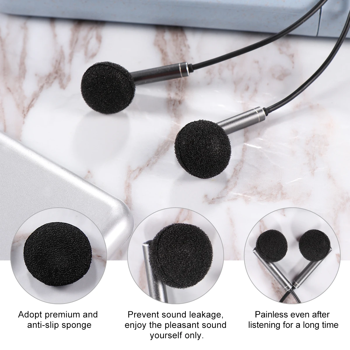 15 Pairs Soft Sponge Earphone Covers Replacement Protectors Noise Reduction Washable Fidelity Sound Sweat Absorption Dust Proof
15 Pairs Soft Sponge Earphone Covers Replacement Protectors Noise Reduction Washable Fidelity Sound Sweat Absorption Dust Proof